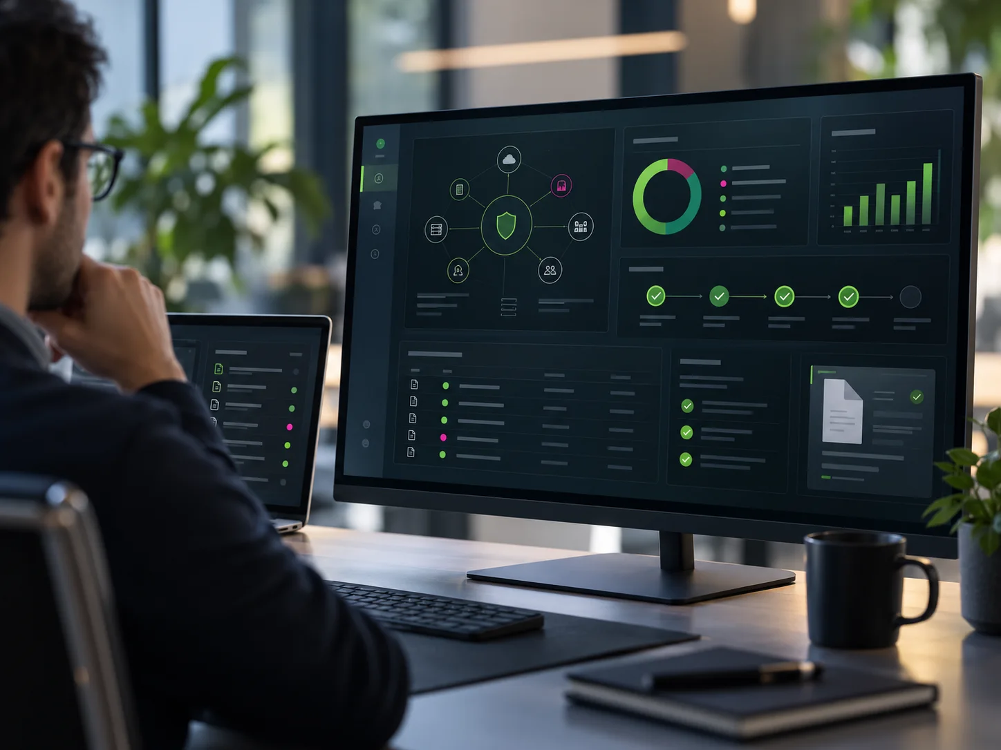 Cyber assurance evidence dashboard